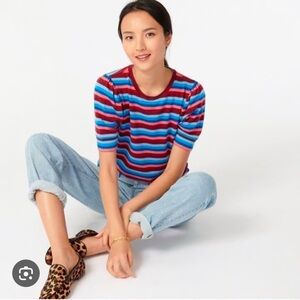 J Crew Super cozy puff sleeve sweater